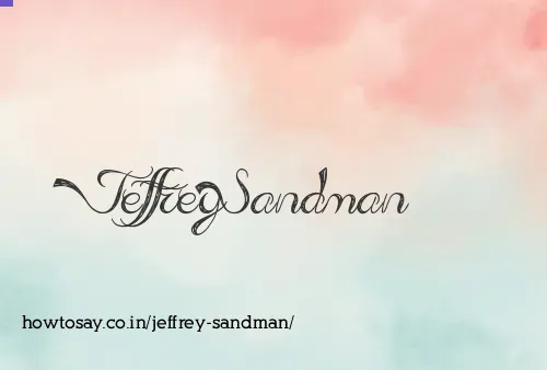 Jeffrey Sandman