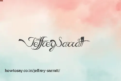Jeffrey Sarratt
