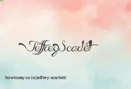 Jeffrey Scarlett