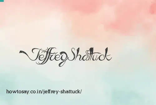 Jeffrey Shattuck