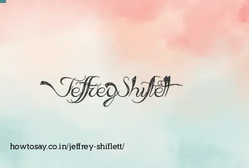 Jeffrey Shiflett