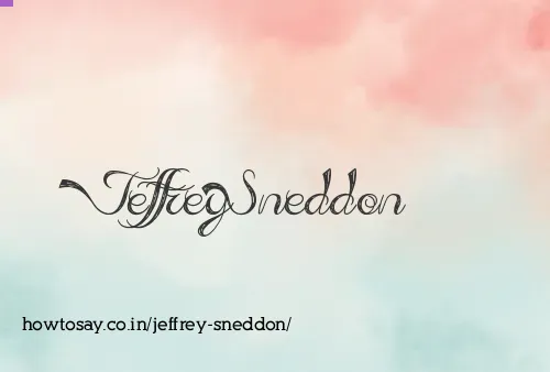 Jeffrey Sneddon