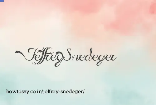 Jeffrey Snedeger