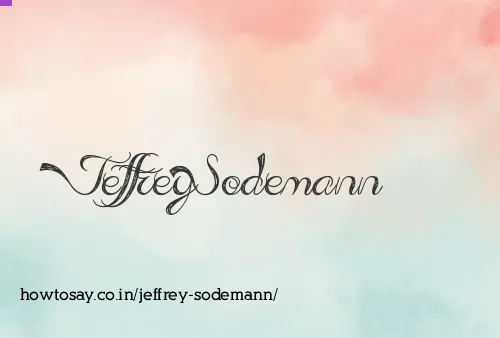 Jeffrey Sodemann