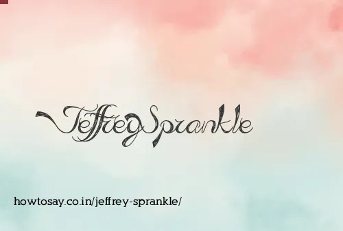 Jeffrey Sprankle