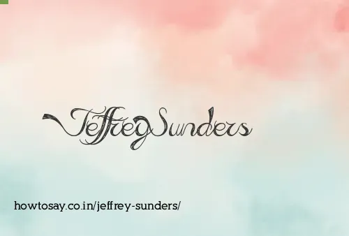 Jeffrey Sunders