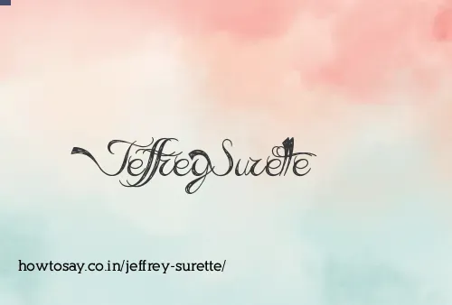 Jeffrey Surette