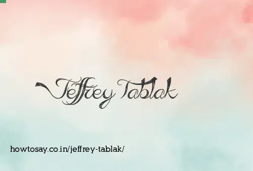Jeffrey Tablak