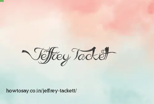 Jeffrey Tackett