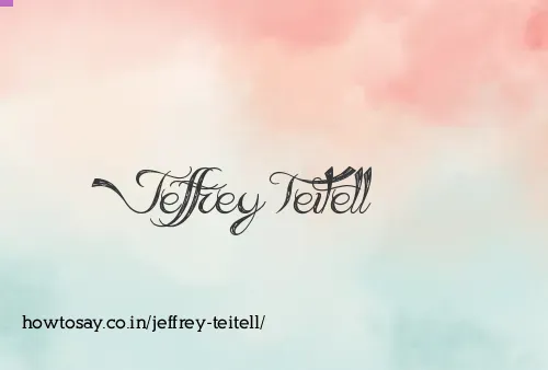 Jeffrey Teitell