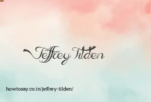 Jeffrey Tilden