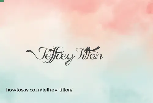 Jeffrey Tilton