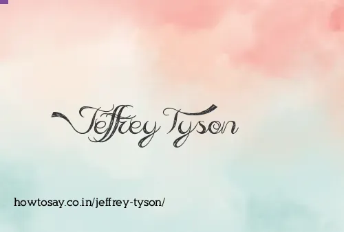 Jeffrey Tyson