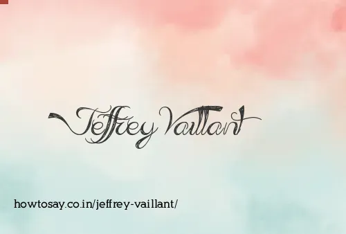 Jeffrey Vaillant