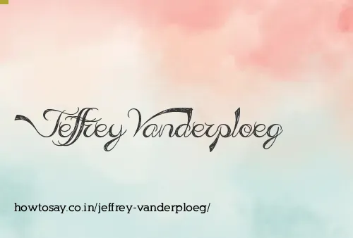 Jeffrey Vanderploeg