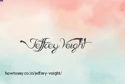 Jeffrey Voight