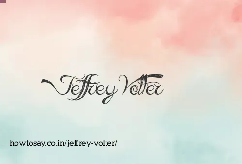 Jeffrey Volter