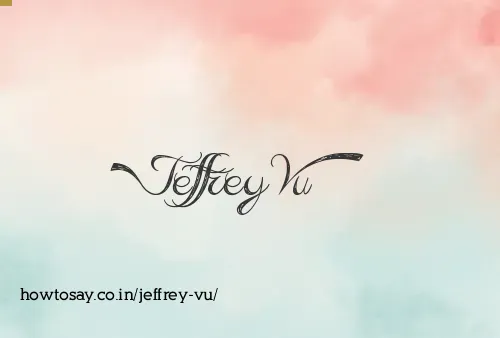 Jeffrey Vu