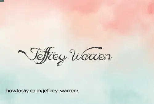 Jeffrey Warren