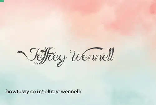 Jeffrey Wennell