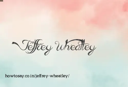 Jeffrey Wheatley