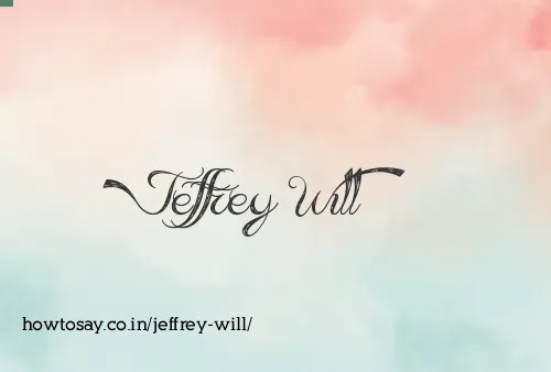 Jeffrey Will