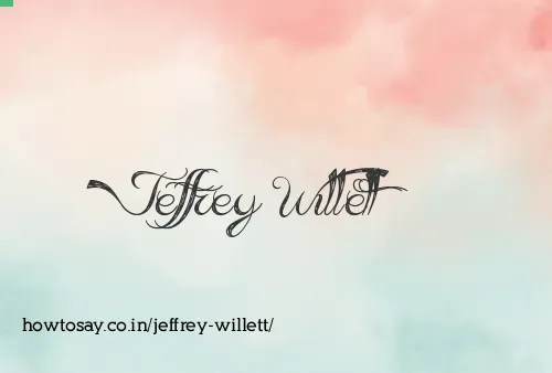 Jeffrey Willett