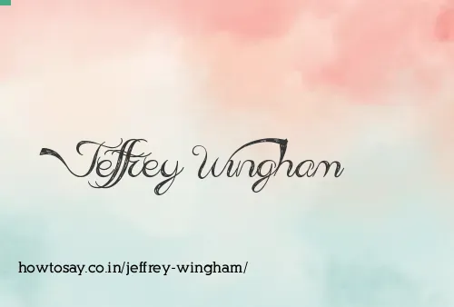 Jeffrey Wingham