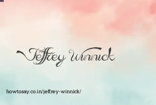 Jeffrey Winnick