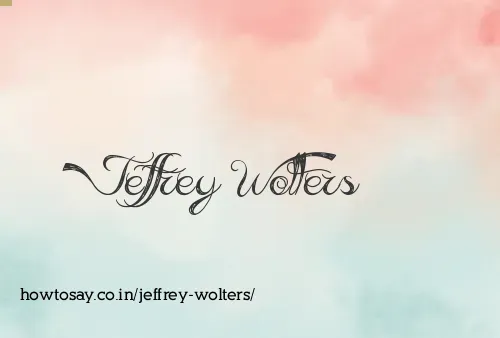 Jeffrey Wolters