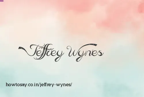 Jeffrey Wynes