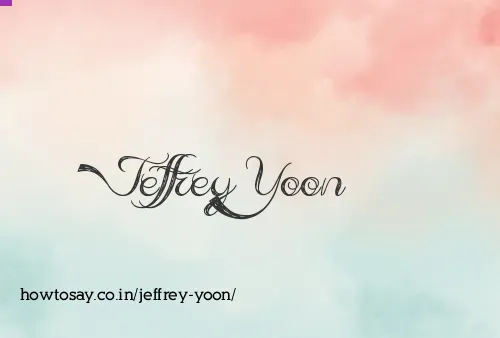 Jeffrey Yoon