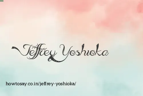 Jeffrey Yoshioka