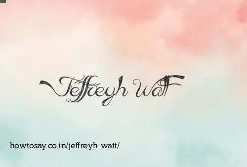 Jeffreyh Watt
