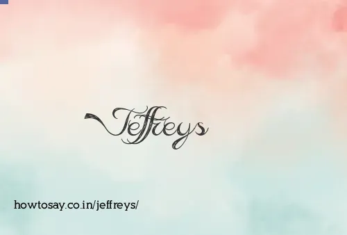 Jeffreys