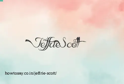 Jeffrie Scott