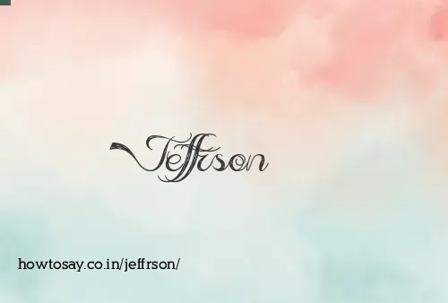 Jeffrson