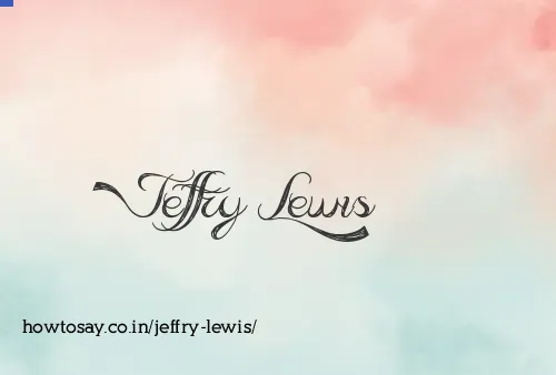 Jeffry Lewis