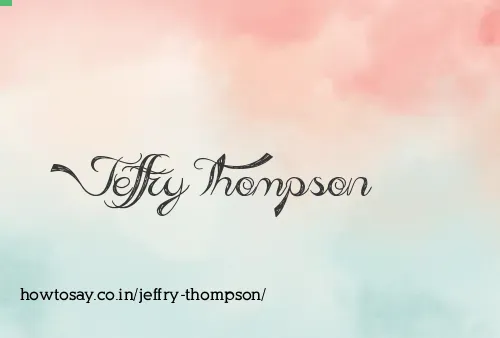 Jeffry Thompson