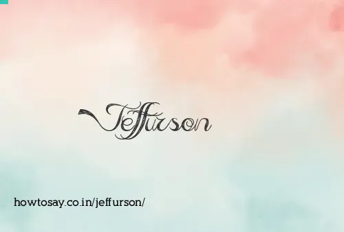 Jeffurson