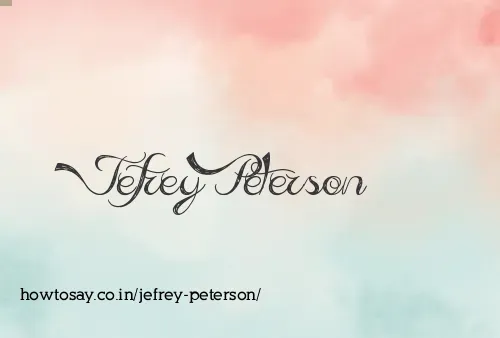 Jefrey Peterson