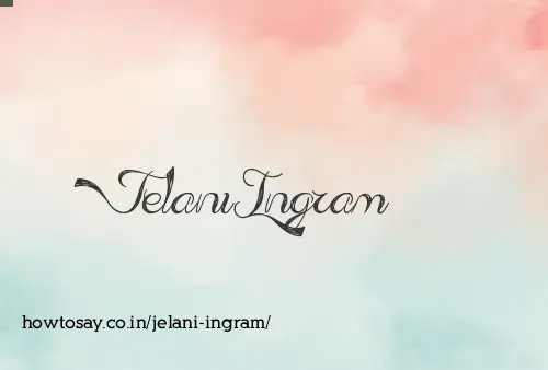 Jelani Ingram