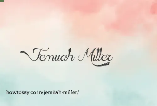 Jemiiah Miller