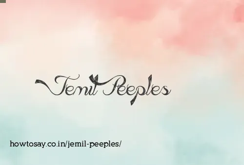 Jemil Peeples
