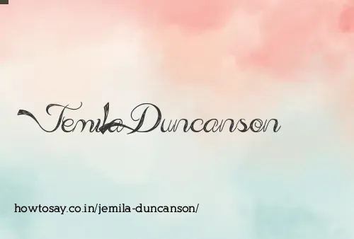 Jemila Duncanson