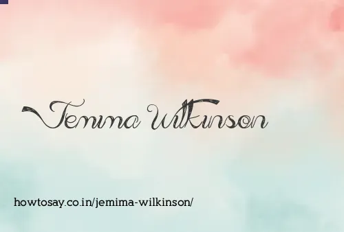 Jemima Wilkinson