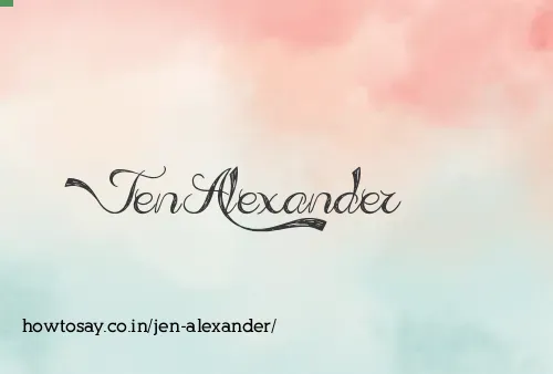 Jen Alexander