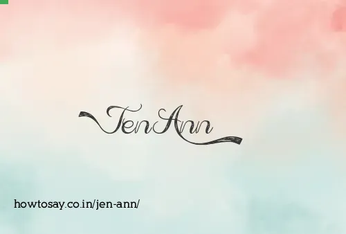 Jen Ann