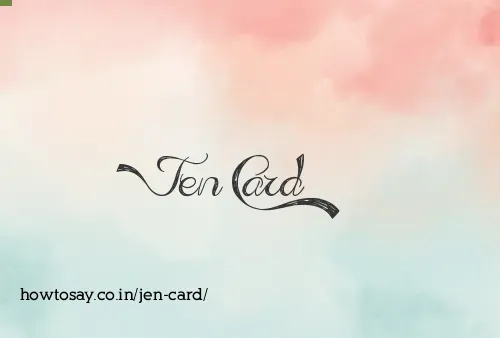 Jen Card