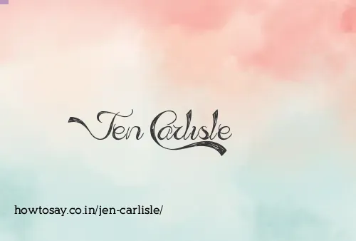 Jen Carlisle